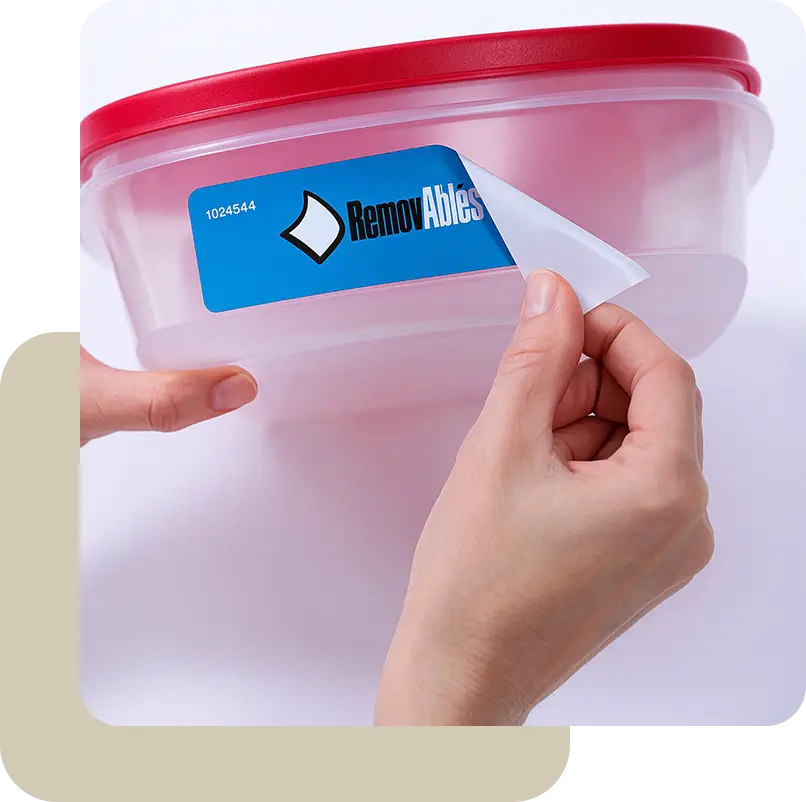 Removable labels