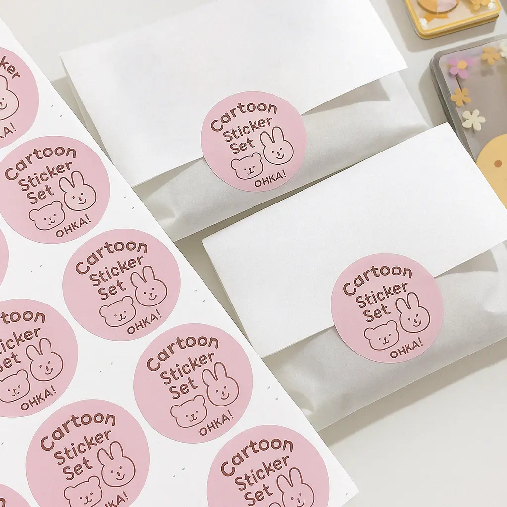 single on sheet stickers
