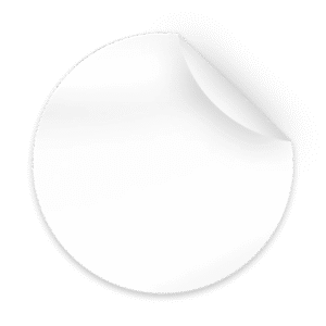 Smooth paper sticker Icon