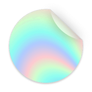 Holographic sticker Icon
