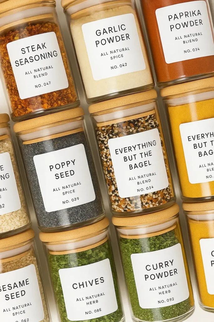 home organization stickers