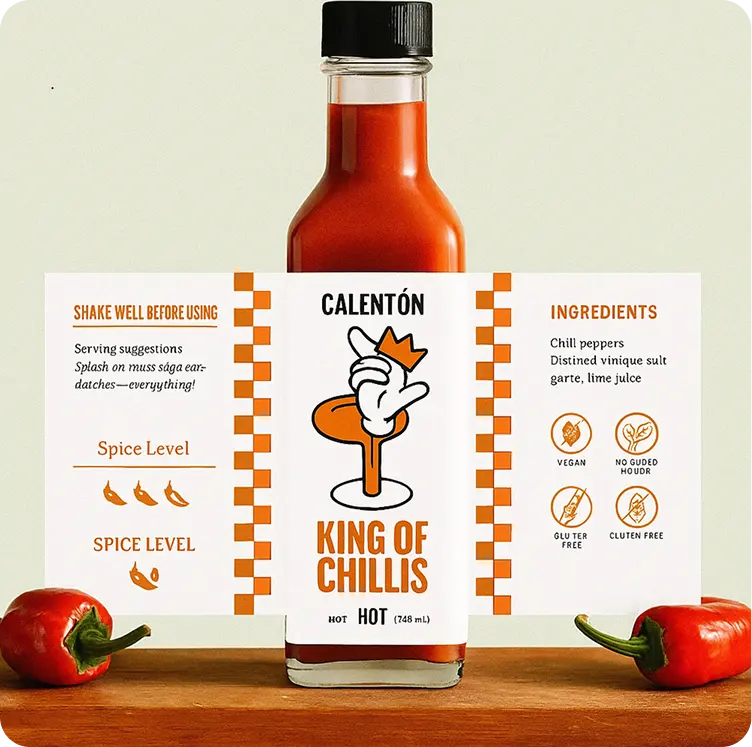 Chili Sauce Label