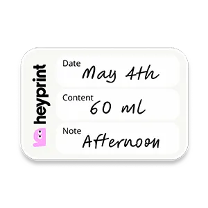 product write on labels